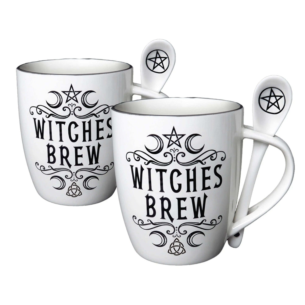 Alchemy Witches Brew Mug and Spoon Set Giftware - Alchemy Gothic - Flyclothing LLC
