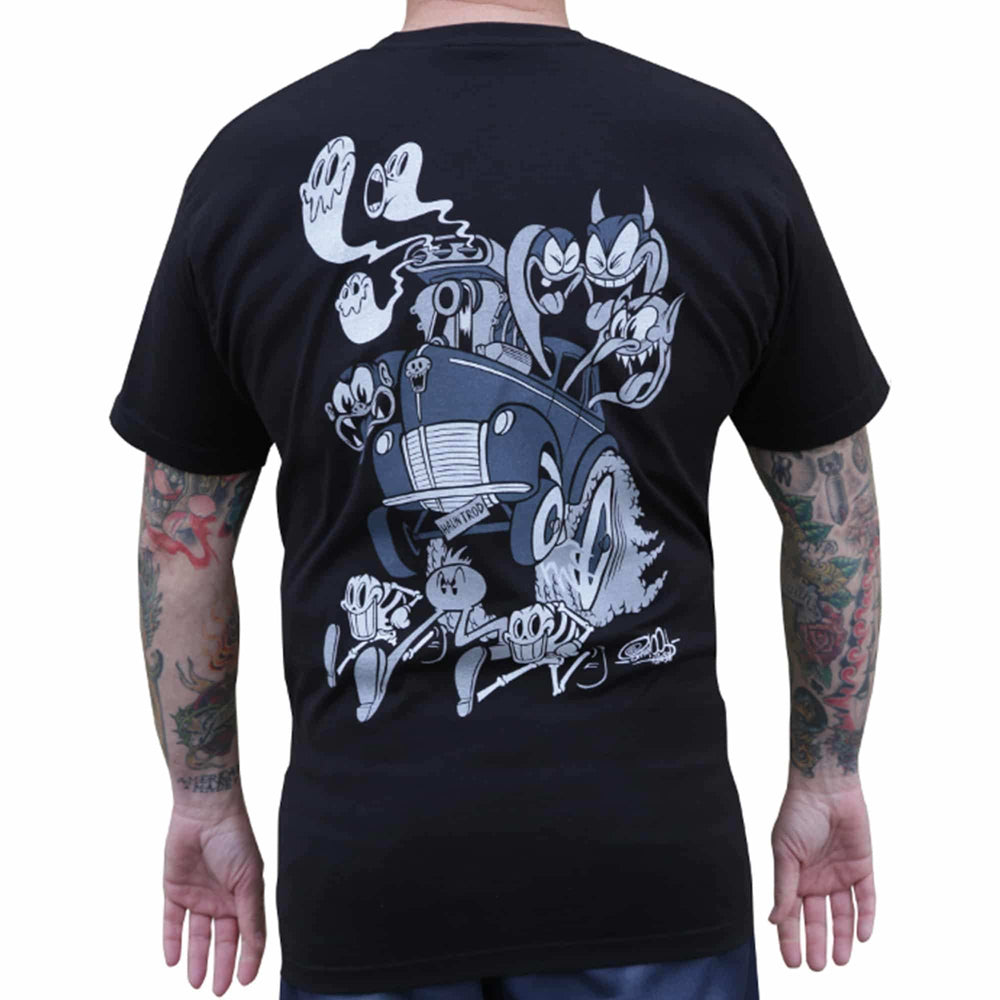 Black Market Art Company Haunt Rod Men's T-Shirt - Black Market Art Company - Flyclothing LLC