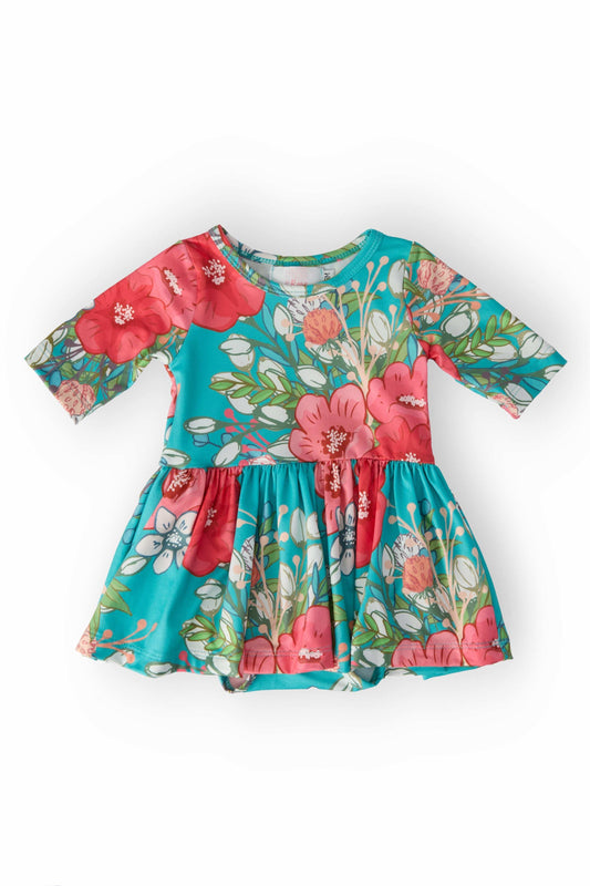 After the Rain 3/4 Sleeve Twirl Bodysuit - Mila & Rose ® - Flyclothing LLC