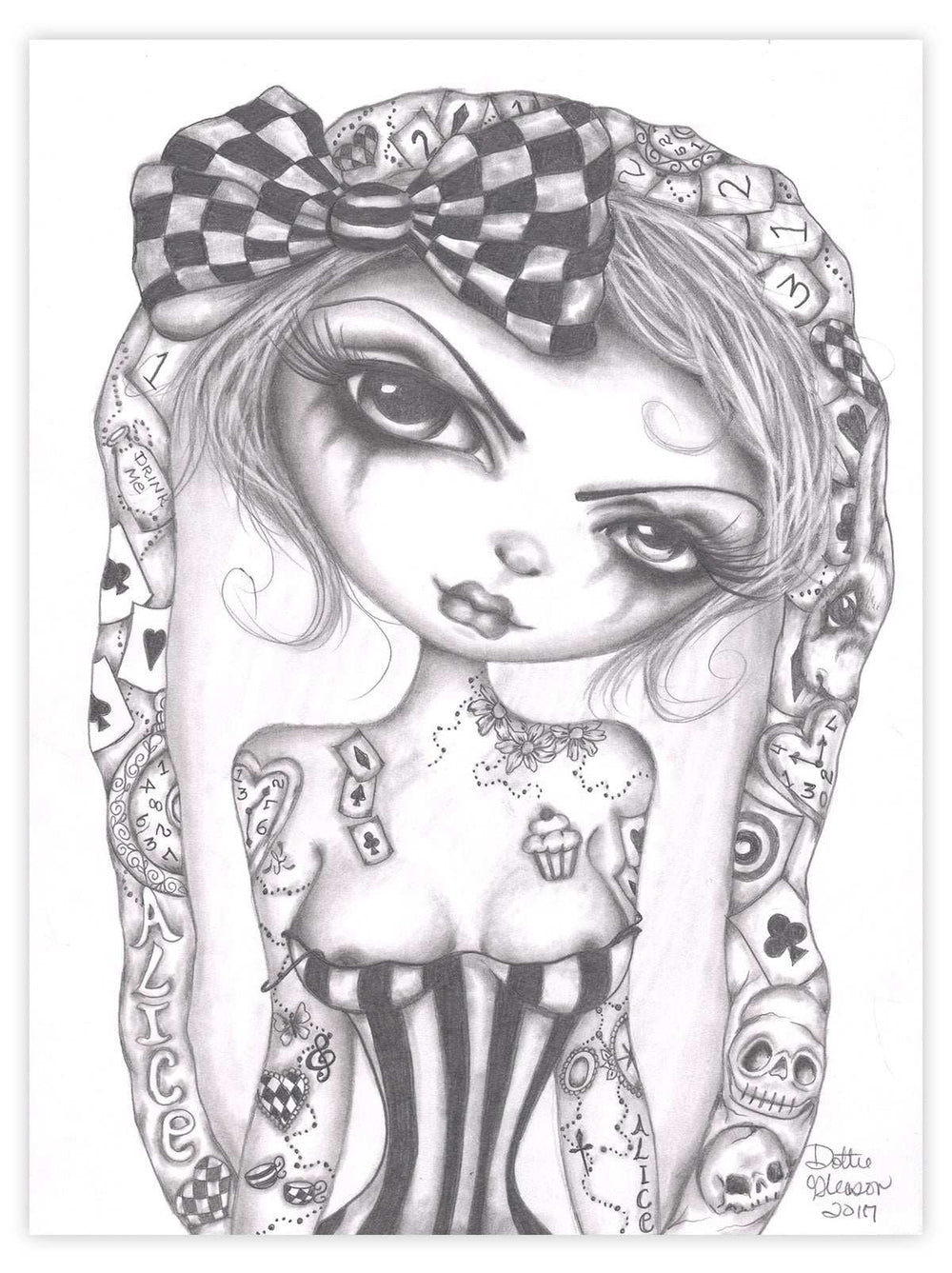 Black Market Art Company Alice Have I Gone Mad Print - Black Market Art Company - Flyclothing LLC