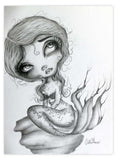 Black Market Art Company Ambra The Mermaid Print - Black Market Art Company - Flyclothing LLC