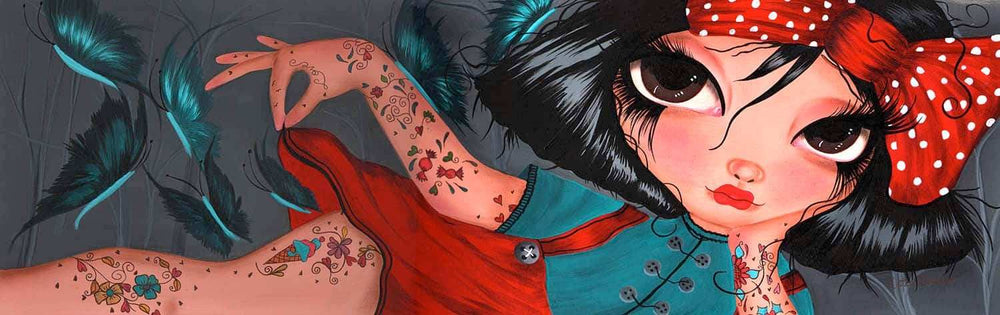 Black Market Art Company Amelie Pinup Print - Black Market Art Company - Flyclothing LLC