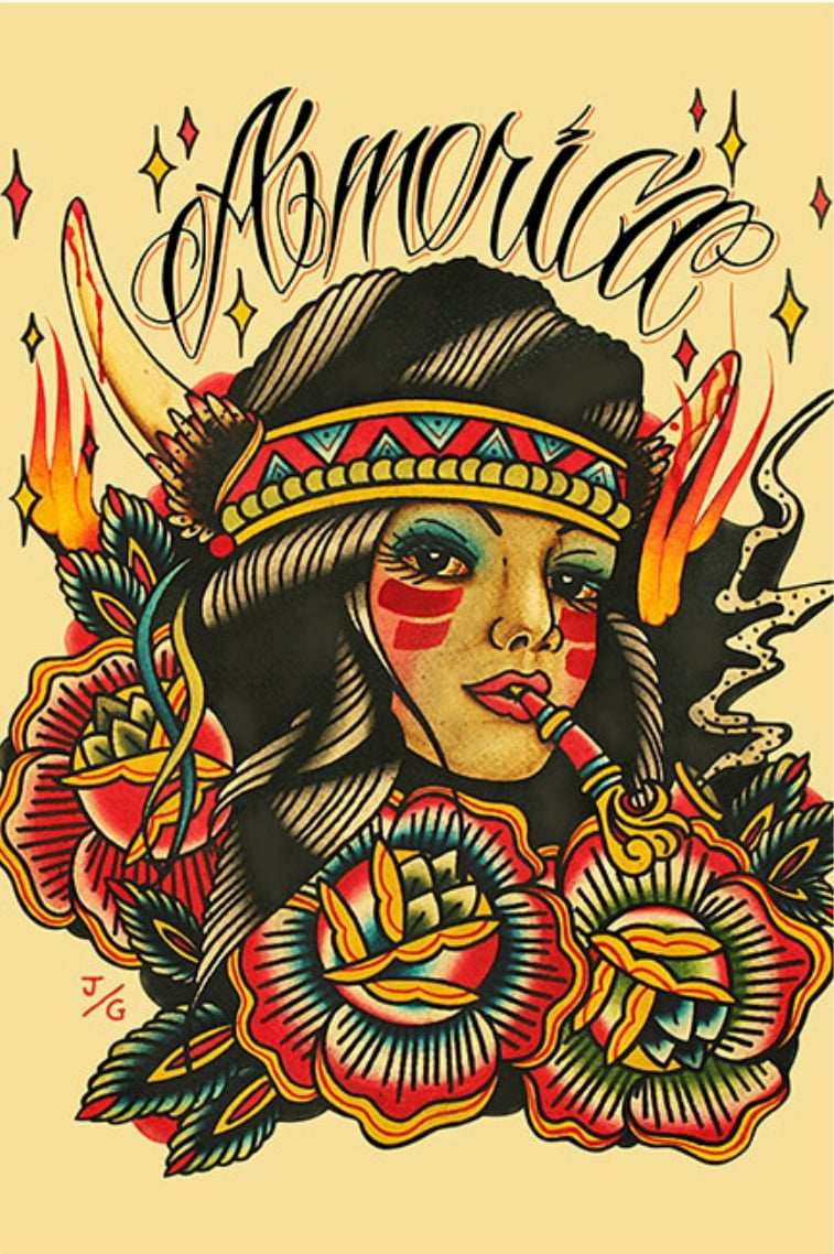 Black Market Art Company America Print - Black Market Art Company - Flyclothing LLC