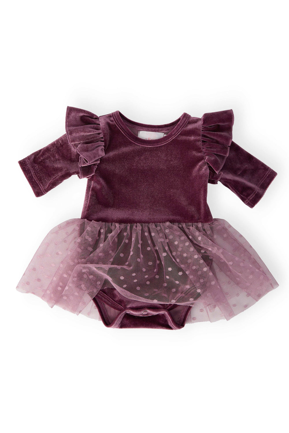 Amethyst Velvet Tutu Bodysuit - Mila & Rose ® - Flyclothing LLC