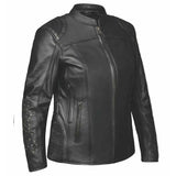 Angel - Ladies Premium Leather Jacket - Unik Just for Bikers - Flyclothing LLC