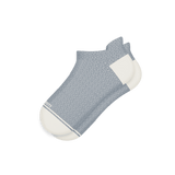 The Asteroid | Blue Marl Heel Hammock™ Ankle Socks - Shinesty - Flyclothing LLC