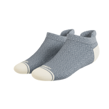The Asteroid | Blue Marl Heel Hammock™ Ankle Socks
