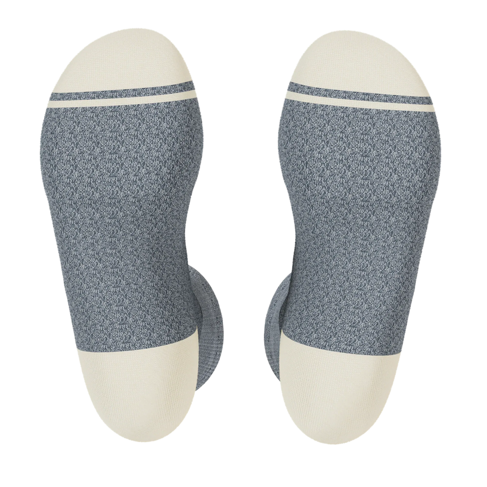 The Asteroid | Blue Marl Heel Hammock™ Crew Socks - Shinesty - Flyclothing LLC