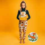 The Spread | White Thanksgiving Women's Pajamaralls® - Shinesty - Flyclothing LLC