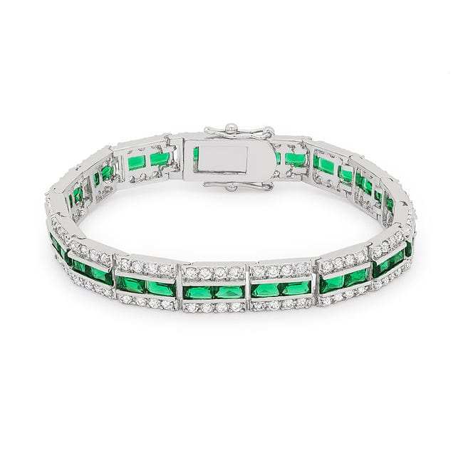 Emerald Tennis Bracelet - JGI - Flyclothing LLC