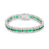 Emerald Tennis Bracelet - JGI - Flyclothing LLC