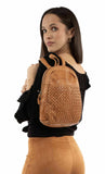 Scully Leather 100% Leather Tan Ladies Handbag - Scully Leather - Flyclothing LLC