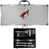 Arizona Coyotes® 8 pc Stainless Steel BBQ Set w/Metal Case - Arizona Coyotes - Flyclothing LLC