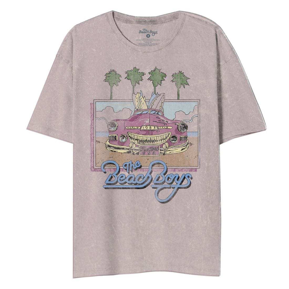 Beach Boys Pink Beach Car Unisex T-Shirt - Beach Boys - Flyclothing LLC