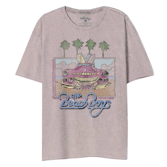 Beach Boys Pink Beach Car Unisex T-Shirt - Beach Boys - Flyclothing LLC