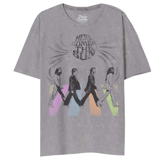 The Beatles Walk To The Sun In Color Unisex T-Shirt - The Beatles - Flyclothing LLC