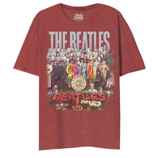 The Beatles Lonely Hearts Floral Unisex T-Shirt - The Beatles - Flyclothing LLC
