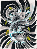 Black Market Art Company BG Koi Print - Black Market Art Company - Flyclothing LLC