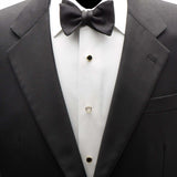 Double Sided Gold Onyx Round Beveled 5-Stud Set - Cufflinks.com - Flyclothing LLC