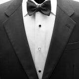 Double Sided Mother of Pearl Round Beveled 5-Stud Set - Cufflinks.com - Flyclothing LLC