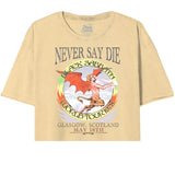 Black Sabbath-Never Say Tour Oversized Crop Tee - Black Sabbath - Flyclothing LLC