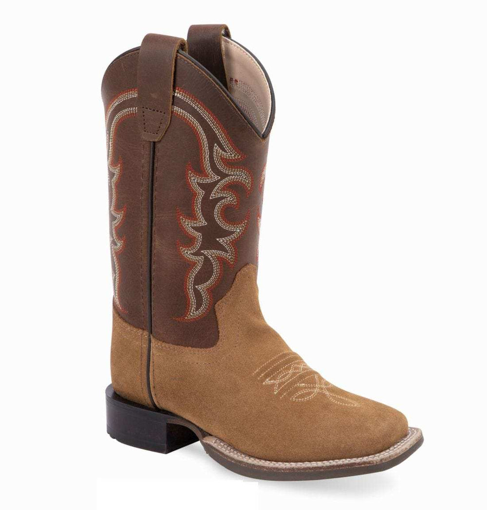 Old West Youth's Broad Square Toe Boots - Old West - Flyclothing LLC