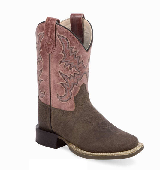 Old West Youth's Broad Square Toe Boots - Old West - Flyclothing LLC