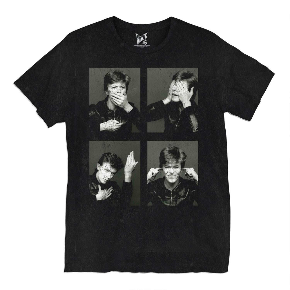 David Bowie Photo Grid Men's T-Shirt - David Bowie - Flyclothing LLC