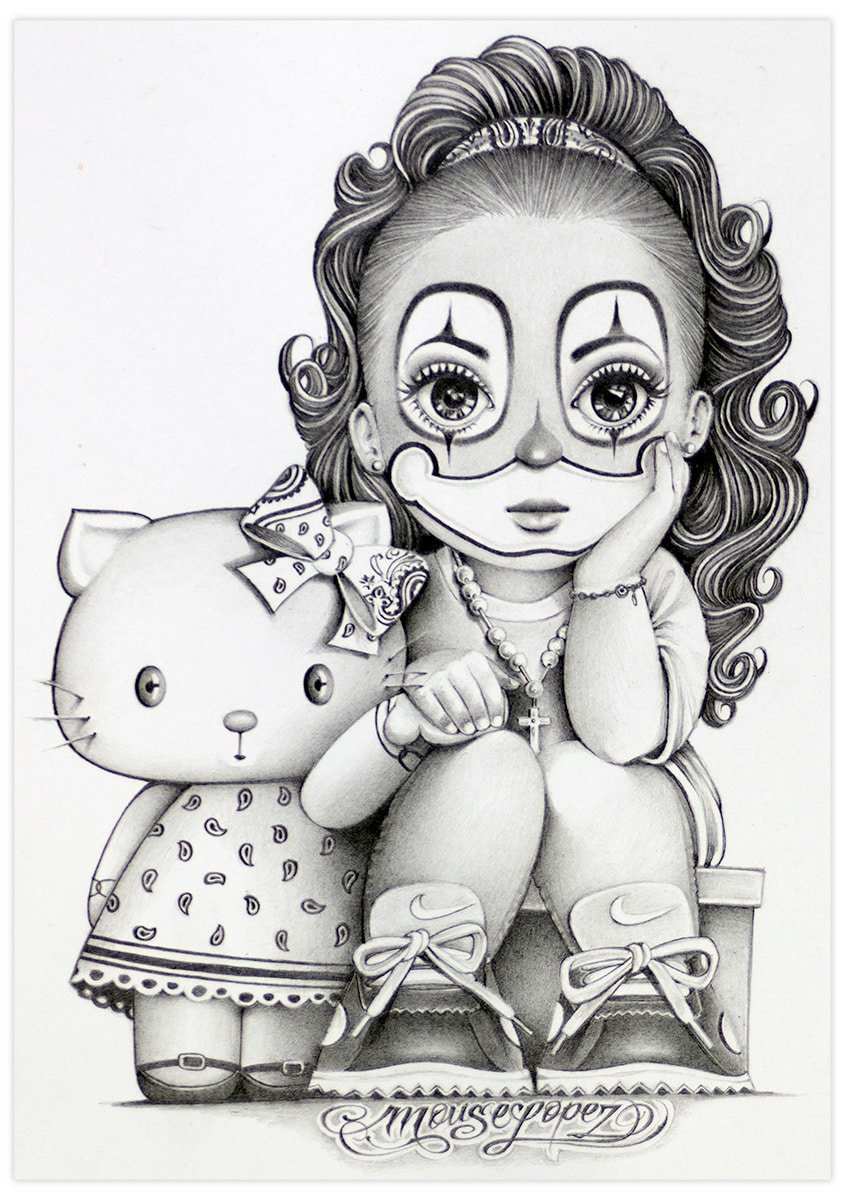 Black Market Art Company Baby Payasa Print - Black Market Art Company - Flyclothing LLC