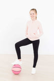 Zen Pink Full-Zip Ruffle Active Jacket - Mila & Rose ® - Flyclothing LLC