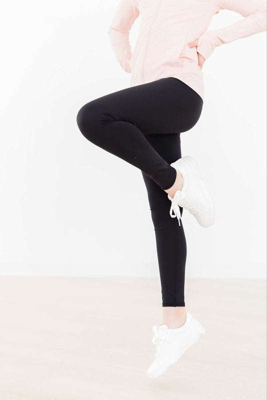 Balanced Black Active Legging - Mila & Rose ® - Flyclothing LLC