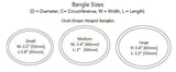 Alanna Bangle - Belle Étoile Jewelry - Flyclothing LLC