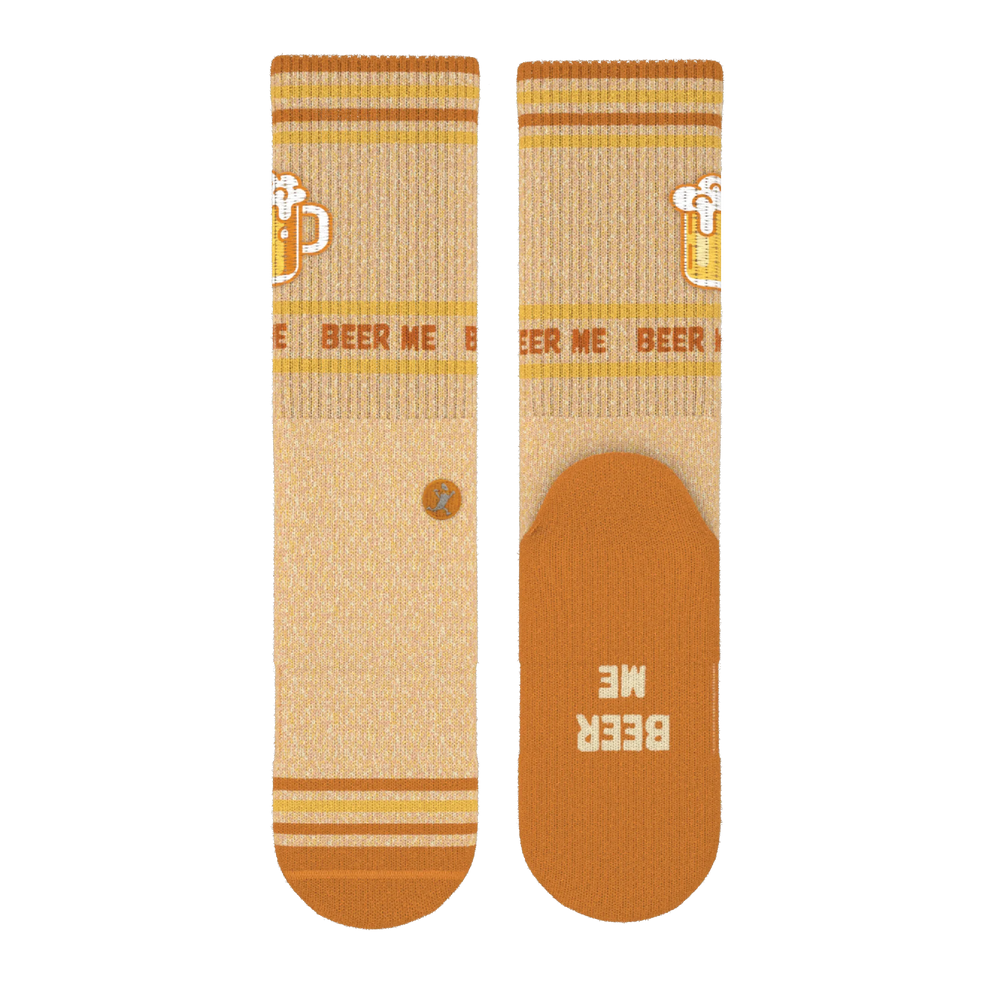 The Barley Pop | Beer Heel Hammock™ Crew Socks - Shinesty - Flyclothing LLC