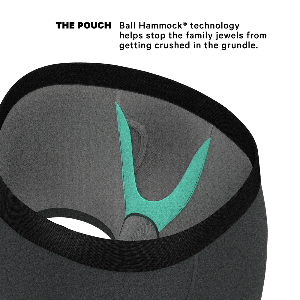 The Basalt | Heather Charcoal Ball Hammock® Pouch Underwear With Fly - Shinesty - Flyclothing LLC