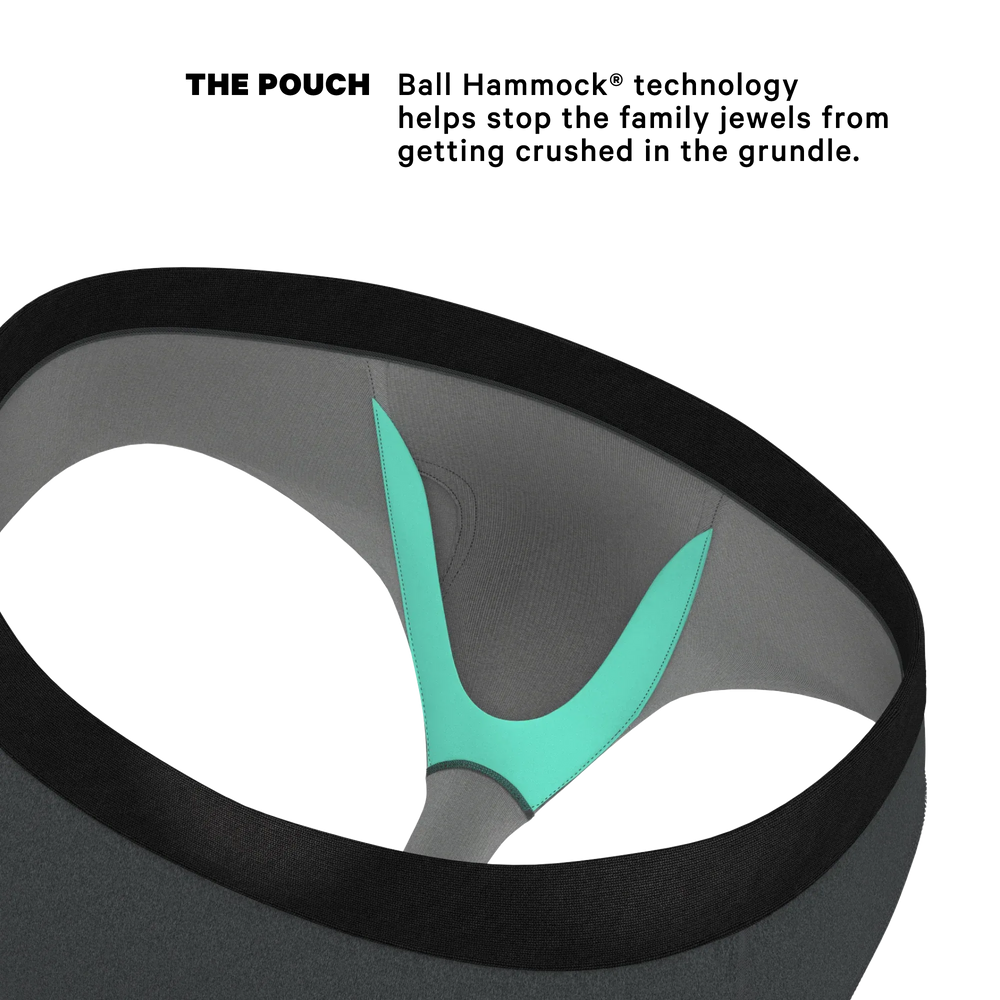 The Basalt | Heather Charcoal Ball Hammock® Pouch Underwear Briefs - Shinesty - Flyclothing LLC