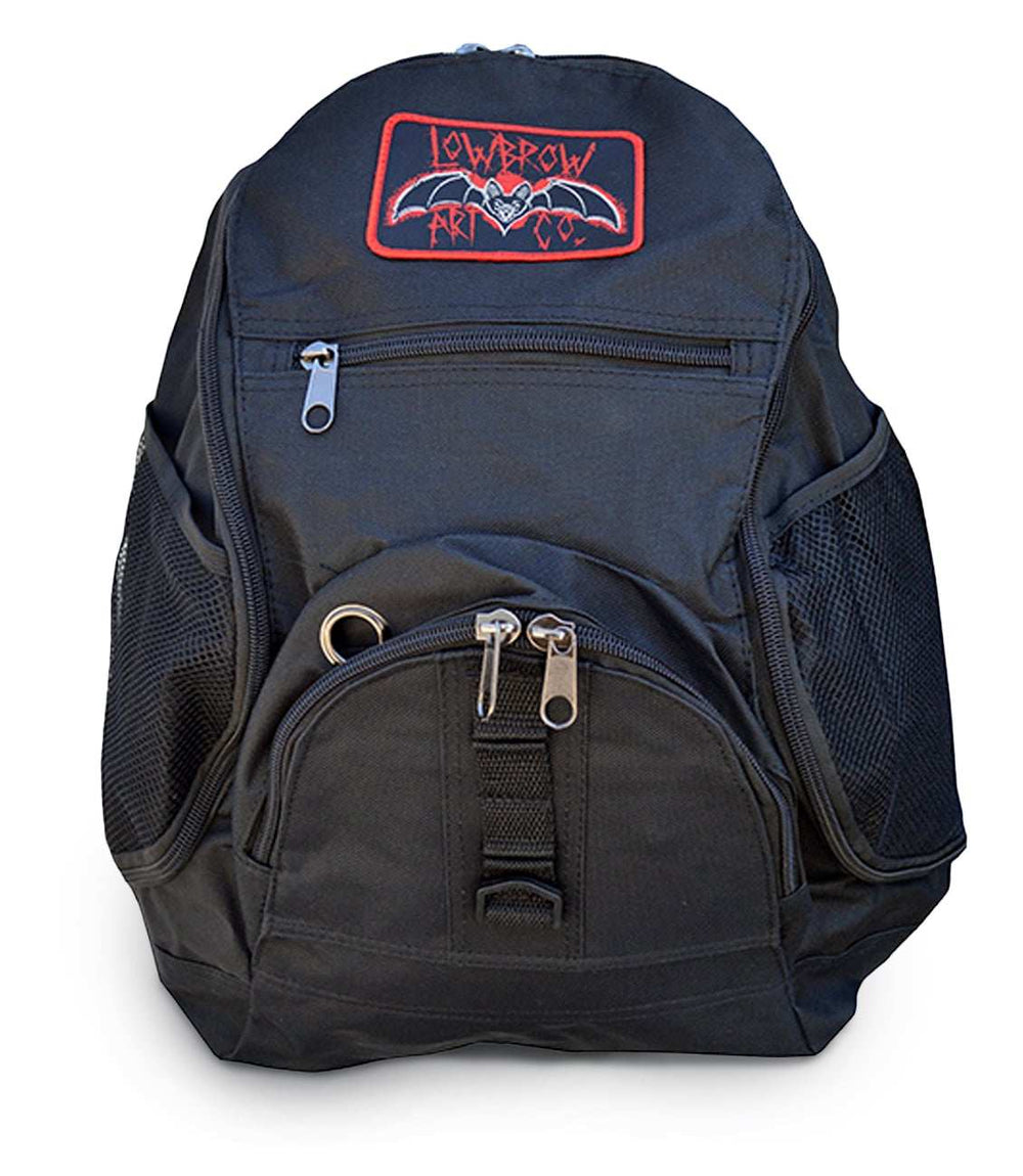 Black Market Art Company Lowbrow Bat Back Pack Print - Black Market Art Company - Flyclothing LLC