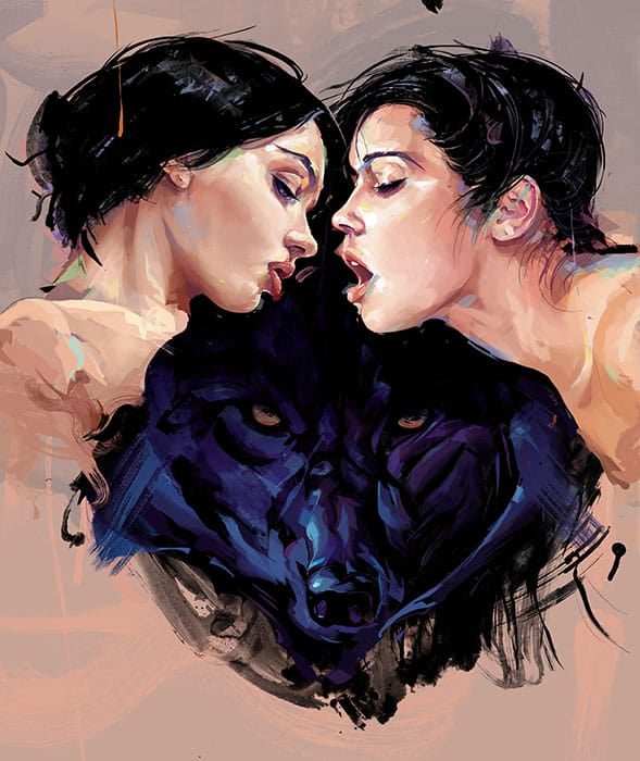 Black Market Art Company Beast Within Print - Black Market Art Company - Flyclothing LLC