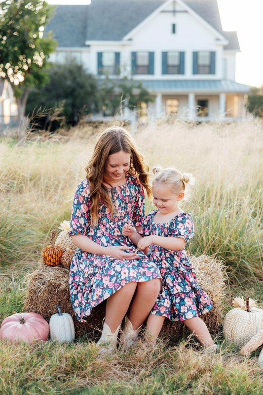 Beauty in Bloom Smocked Ruffle Dress - Mila & Rose ® - Flyclothing LLC