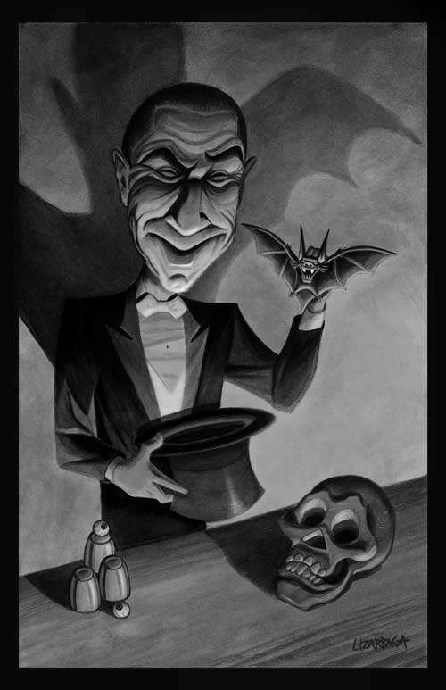 Black Market Art Company The Great Lugosi Print - Black Market Art Company - Flyclothing LLC