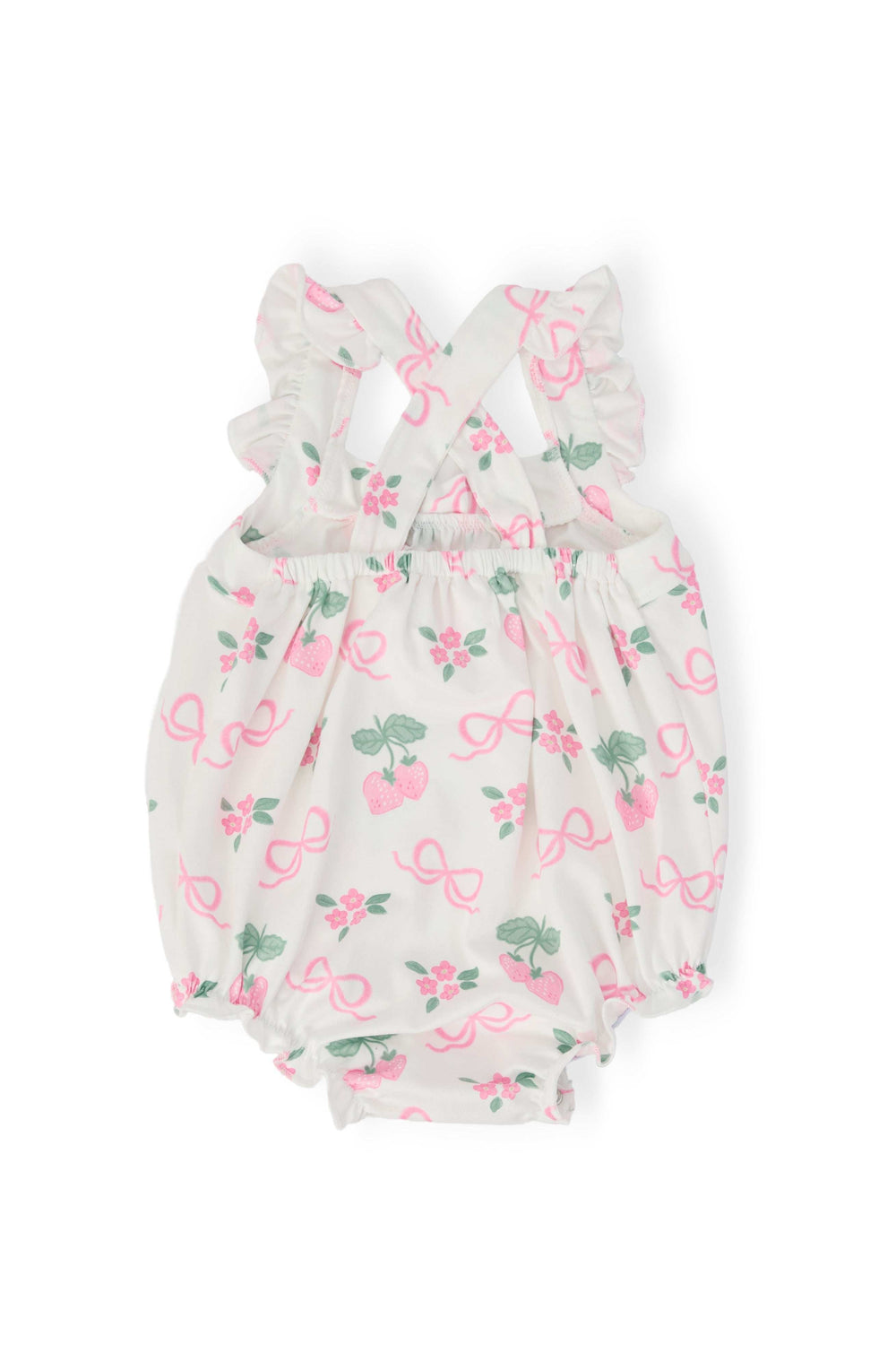 Berries & Bows Ruffle Cross Back Romper - Mila & Rose ® - Flyclothing LLC
