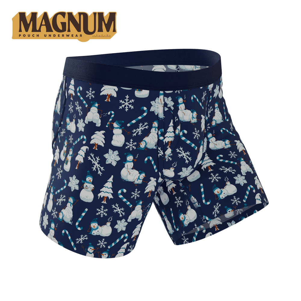 The Big Blizzard | Naughty Snowmen Ball Hammock® Magnum Big Pouch Underwear - Shinesty - Flyclothing LLC