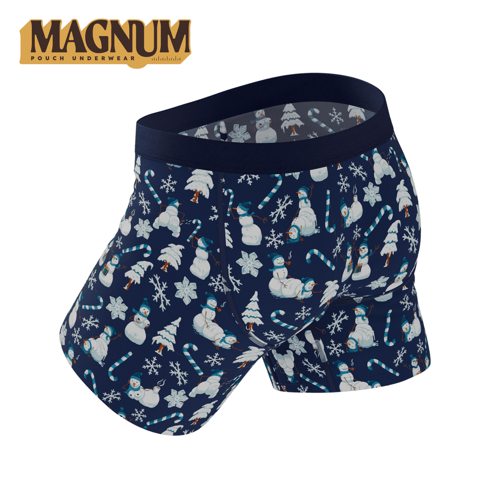 The Big Blizzard | Naughty Snowmen Ball Hammock® Magnum Big Pouch Underwear - Shinesty - Flyclothing LLC