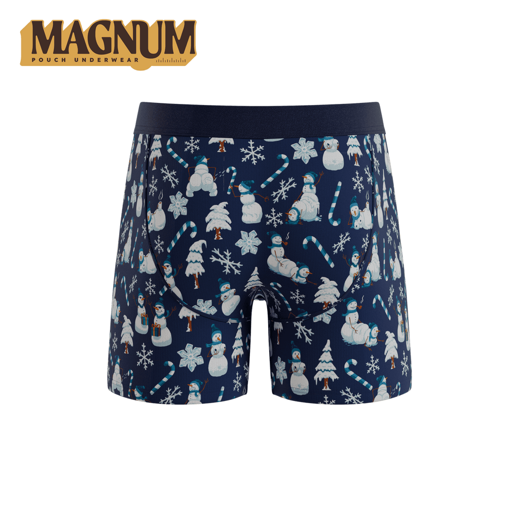 The Big Blizzard | Naughty Snowmen Ball Hammock® Magnum Big Pouch Underwear - Shinesty - Flyclothing LLC