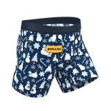 The Big Blizzard | Naughty Snowmen Ball Hammock® Pouch Underwear With Fly - Shinesty - Flyclothing LLC