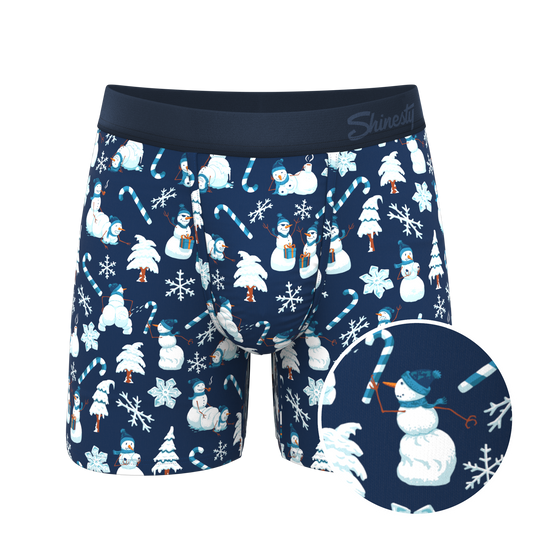 The Big Blizzard | Naughty Snowmen Ball Hammock® Pouch Underwear - Shinesty - Flyclothing LLC