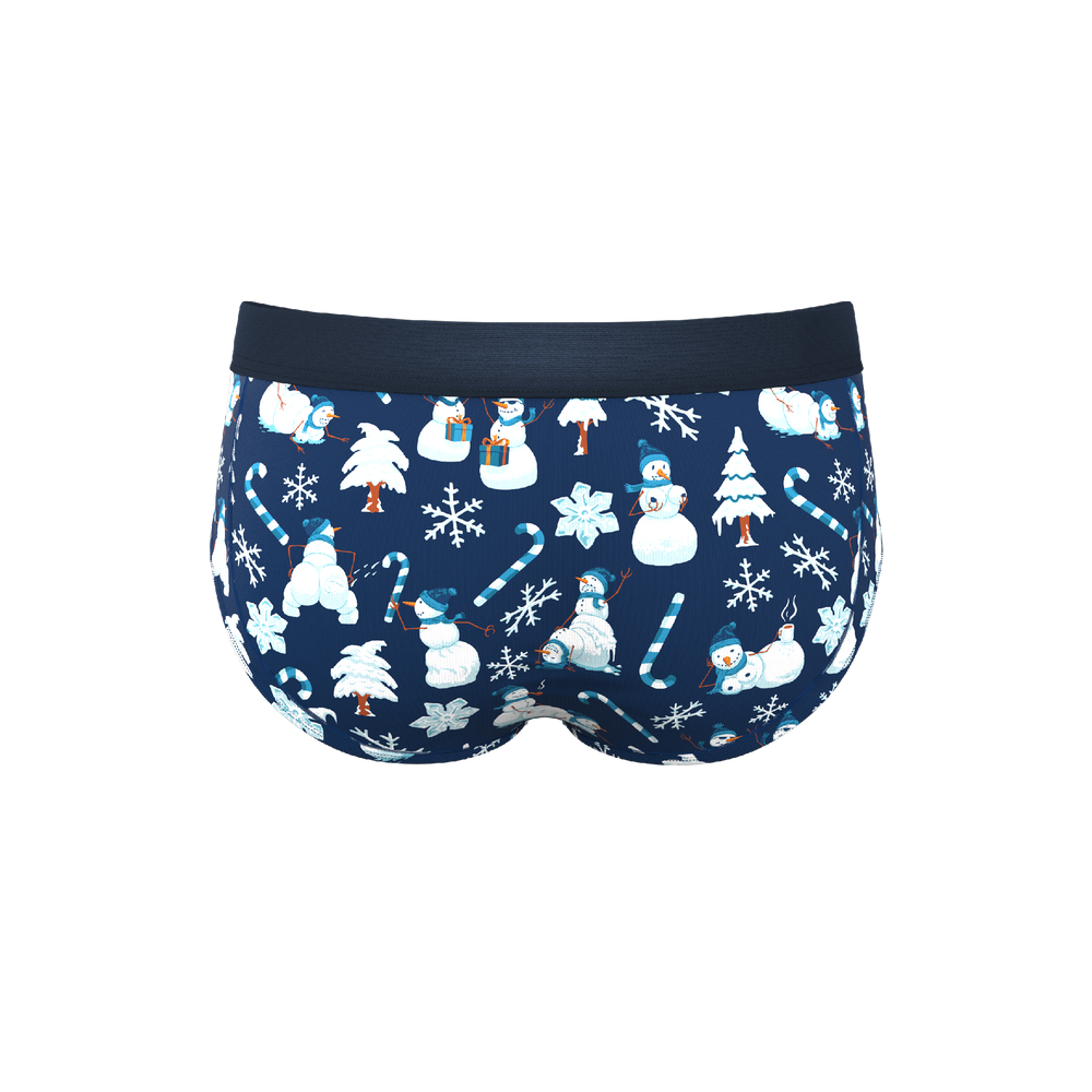 The Big Blizzard | Naughty Snowmen Ball Hammock® Pouch Underwear Briefs - Shinesty - Flyclothing LLC