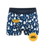 The Big Blizzard | Naughty Snowmen Ball Hammock® Pouch Trunks Underwear - Shinesty - Flyclothing LLC