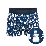 The Big Blizzard | Naughty Snowmen Ball Hammock® Pouch Trunks Underwear - Shinesty - Flyclothing LLC