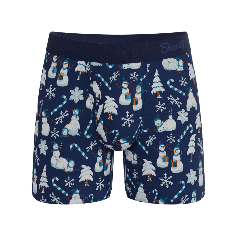 The Big Blizzard | Naughty Snowmen Ball Hammock® Magnum Big Pouch Underwear - Shinesty - Flyclothing LLC