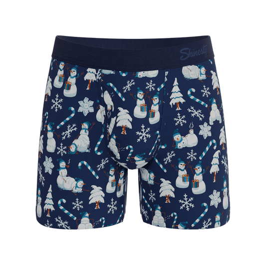The Big Blizzard | Naughty Snowmen Ball Hammock® Magnum Big Pouch Underwear - Shinesty - Flyclothing LLC